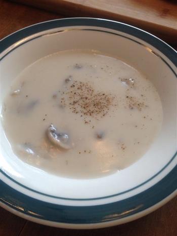 五分钟超正宗奶油蘑菇汤的做法步骤5