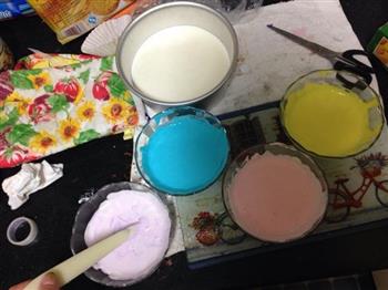 酸奶彩虹慕斯的做法步骤12