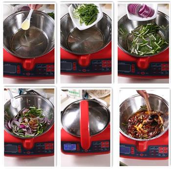 自动烹饪锅简单做葱油拌面的做法图解3