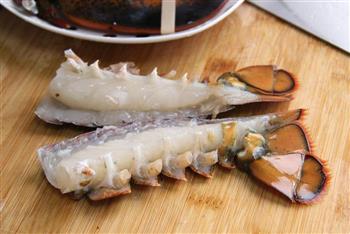 龙虾粥鲜美养生粥 附详细的大龙虾分解方法的做法步骤6