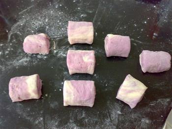 牛奶紫薯馒头的做法步骤10