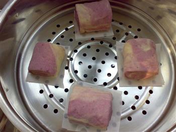 牛奶紫薯馒头的做法步骤11