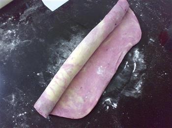 牛奶紫薯馒头的做法图解8