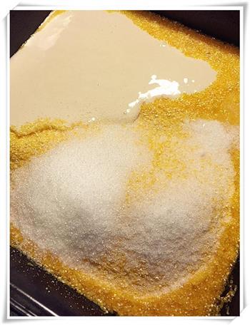 悄然成长-天然酵种美国南方蛋奶玉米面包的做法图解2