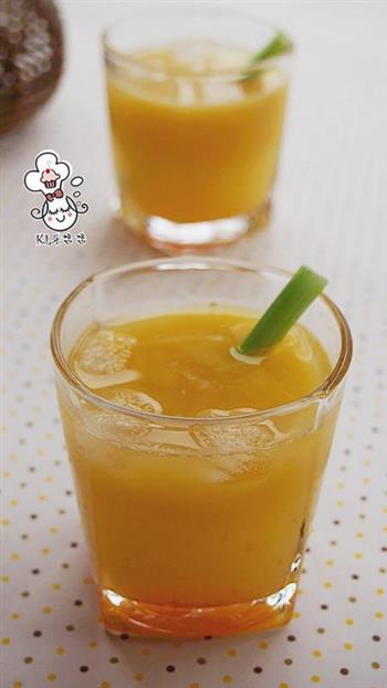 西芹香橙美颜汁的做法图解8