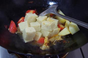 浓香炖冻豆腐的做法图解3