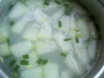 沙白冬瓜肉丸汤的做法步骤4