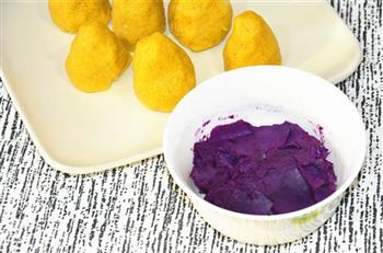 脆皮紫薯窝窝头的做法步骤1