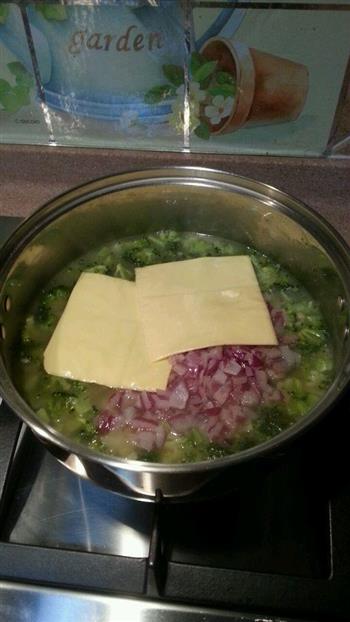 奶酪西兰花土豆浓汤的做法图解12