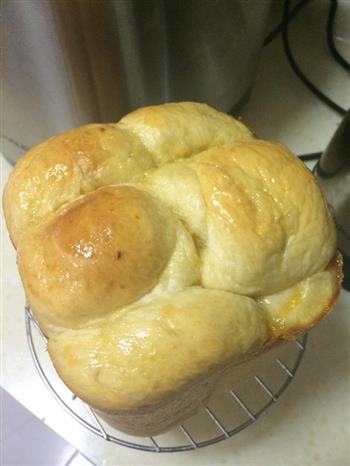 面包机制作软软面包—北海道手撕面包的做法步骤5