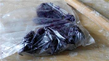 紫薯豆沙团的做法图解2