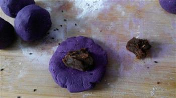 紫薯豆沙团的做法图解6