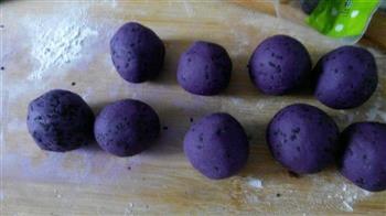 紫薯豆沙团的做法图解7