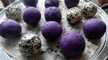 紫薯豆沙团的做法图解9