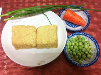 滋味豌豆烩豆腐的做法图解1
