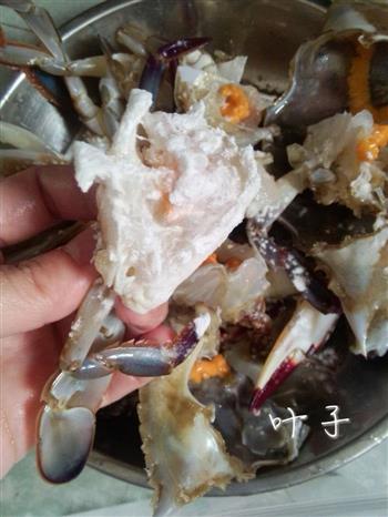 花蟹焖饭的做法图解4