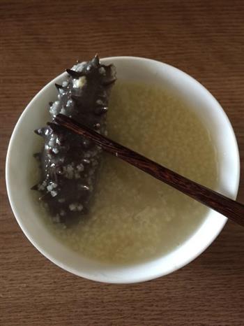海参小米粥的做法步骤5