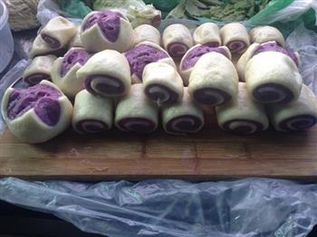 花样紫薯馒头的做法步骤10