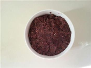 紫薯红豆饼的做法步骤5