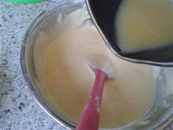 8寸心形橙片黄金海绵蛋糕的做法步骤8