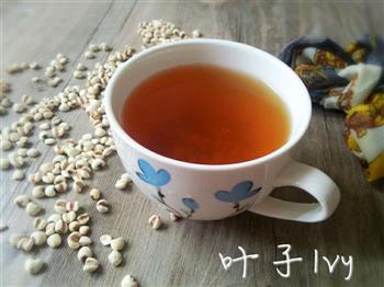 瘦身食谱-消脂荷叶薏米茶的做法图解4