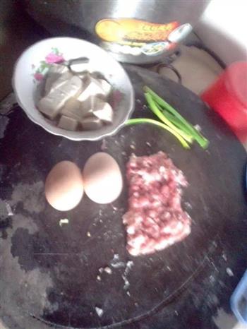 豆腐蒸蛋的做法步骤2