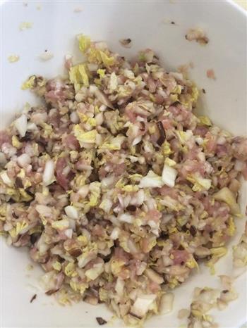 大白菜香菇猪肉水饺的做法步骤3