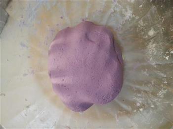 椰香紫薯糯米糍的做法图解7