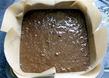 茨木低卡无油巧克力布朗尼蛋糕的做法步骤8