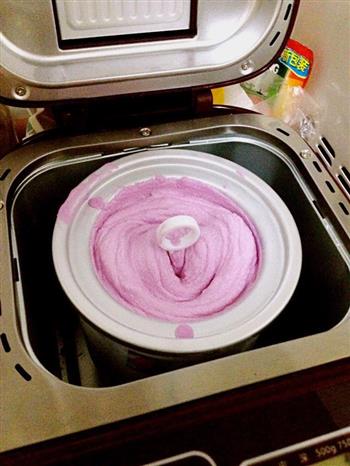 面包机版紫薯冰淇淋懒人版的做法图解10