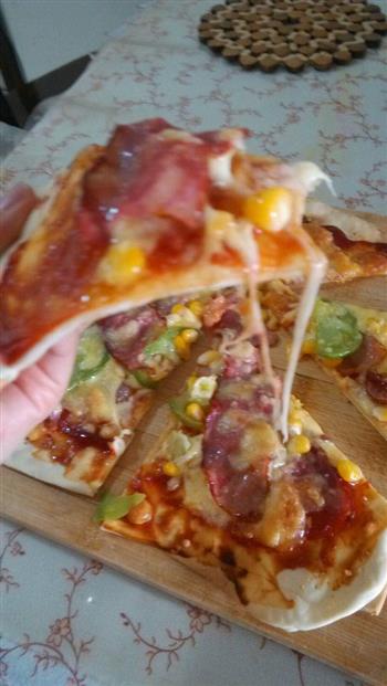 简易脆底披萨的做法图解3