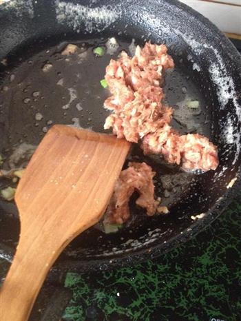 肉末金针菇日本豆腐的做法图解2