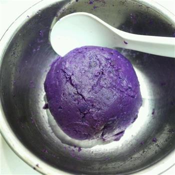 紫薯酥皮饼的做法步骤2