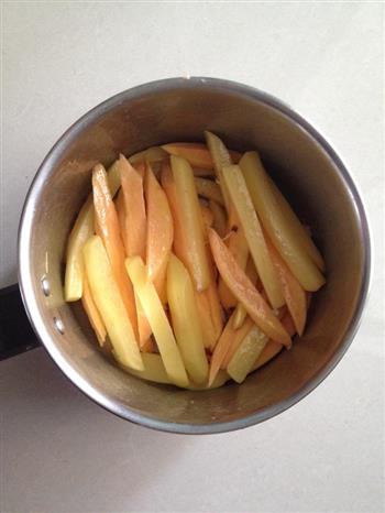 烤薯条和地瓜的做法步骤2