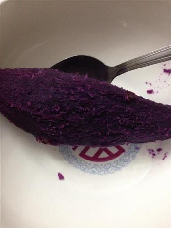 紫薯酸奶甜品的做法步骤1