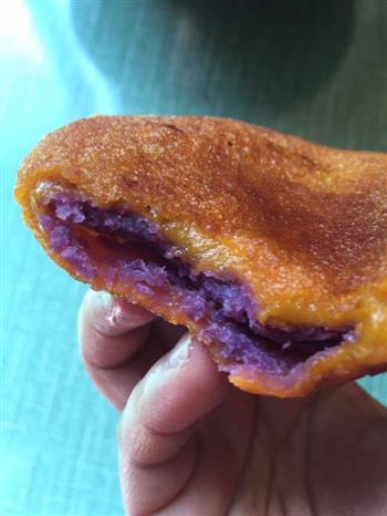 南瓜紫薯饼的做法步骤14