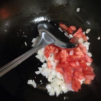 洋葱蕃茄菰米饭的做法步骤6