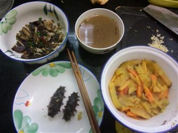 金汤菰米煨海参的做法图解6