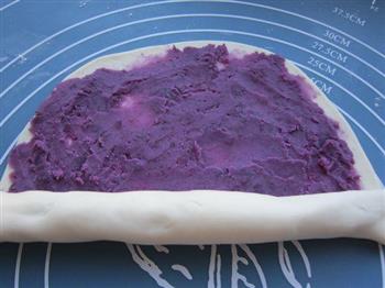 紫薯蛋卷的做法图解6