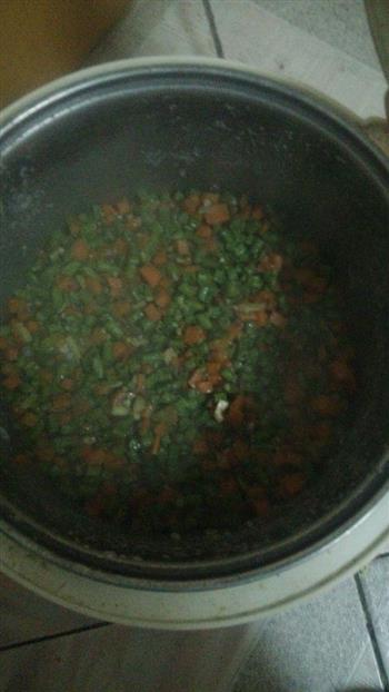 豆角胡萝卜干饭的做法步骤4