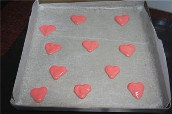 粉红爱心彩绘蛋糕卷—冬季暖身的做法步骤16