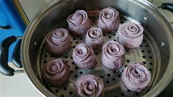 紫薯玫瑰的做法图解13