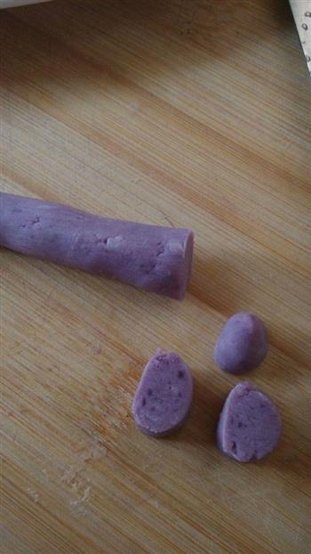 菰米红豆紫薯芋圆的做法步骤4