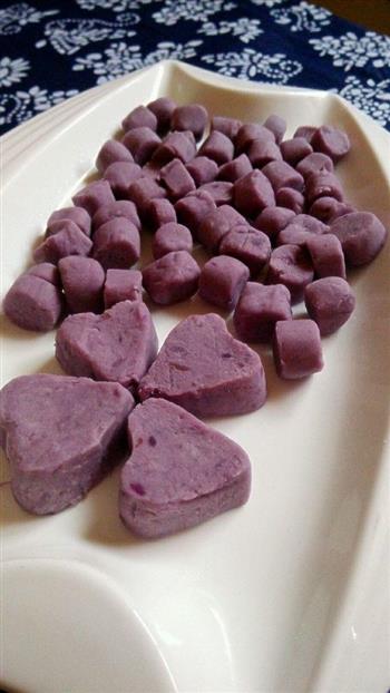 菰米红豆紫薯芋圆的做法步骤5