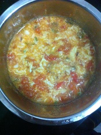 西红柿鸡蛋汤的做法步骤7