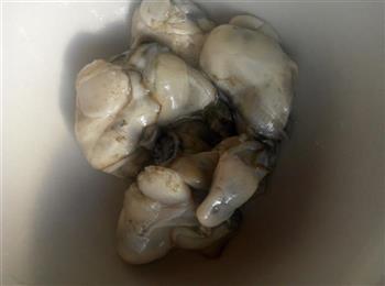 菰米牡蛎豆腐羹的做法步骤2