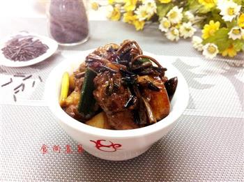 菰米茶树菇红烧肉的做法步骤20