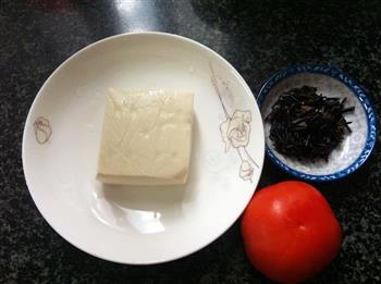 菰米番茄蒸豆腐的做法步骤2