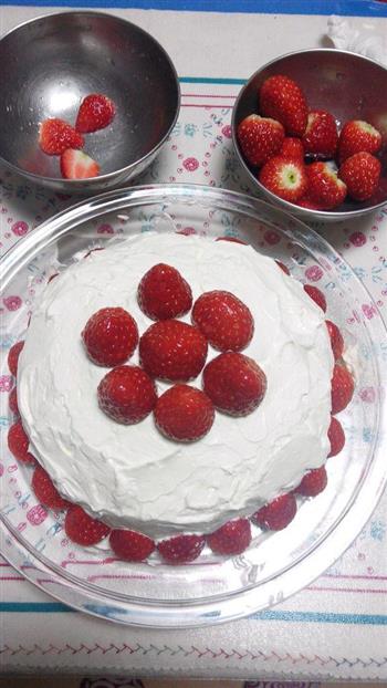 草莓轻芝士蛋糕的做法步骤10
