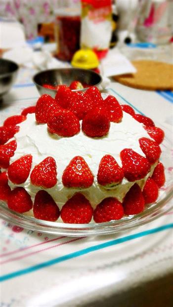 草莓轻芝士蛋糕的做法步骤11